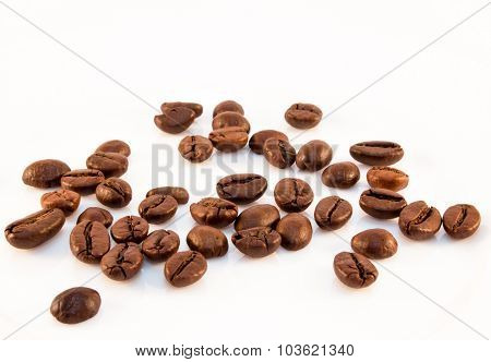 Coffee beans isolated