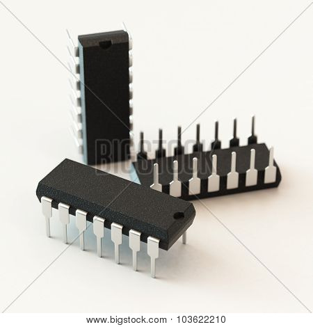 DIP chip package.