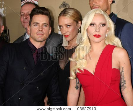 LOS ANGELES - OCT 3:  Matt Bomer, Chole Sevigny, Lady Gaga at the 