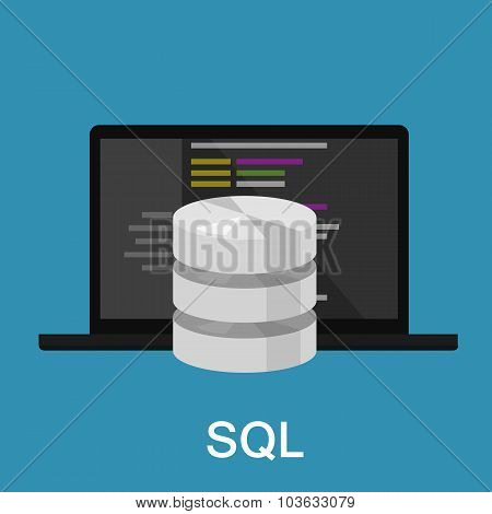 sql structured query language database search data code