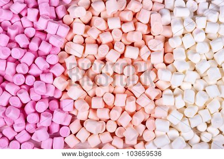 Background Or Texture Of Mini Marshmallows