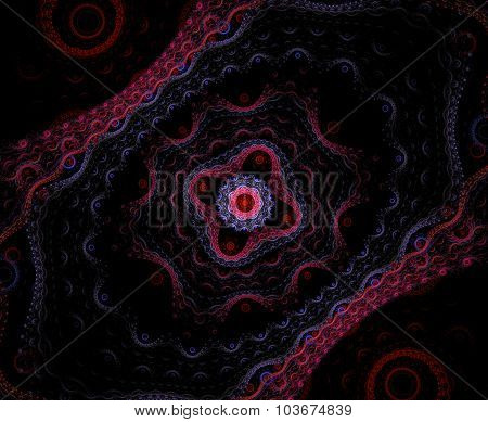 Abstract Fractal Ornamental Image