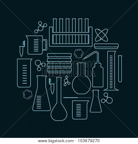 Lab Glass Circle