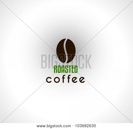 Conceptual Coffee Text with stylized Icon to use as design element in your cover or packaging templates.