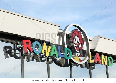 Ronald land facade at Mcdonald