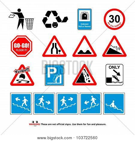 Incorrect, Funny Signs