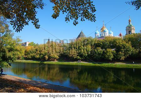 Moscow, Russia - September 23, 2015: Novospassky Monastery