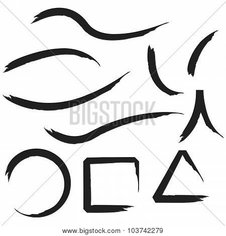 Artistic paintbrush set 1