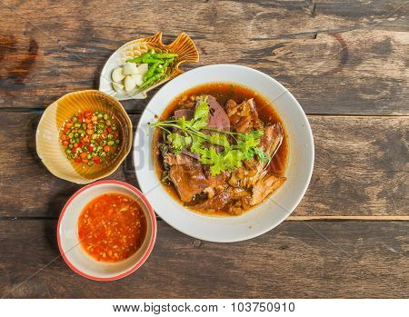 Thai Style Pork Leg Pot Stewed