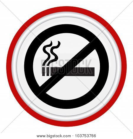 Vector icon no smoking