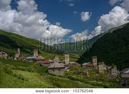 Mountain Village Adishi In Georgia