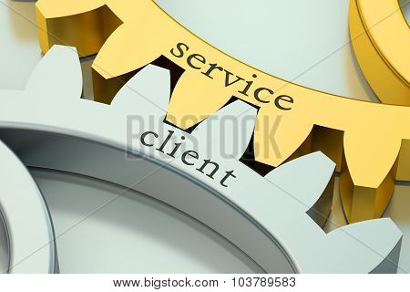 Service Client Concept On The Gearwheels