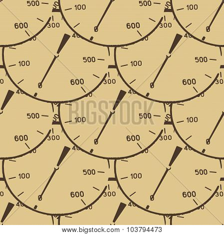 Pattern illustration of a pressure meter gauge