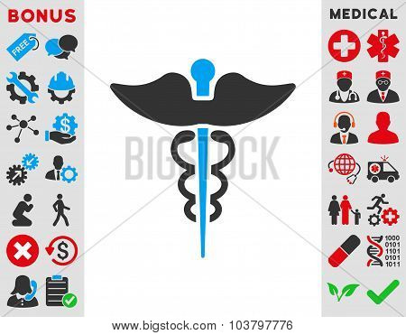 Caduceus Icon