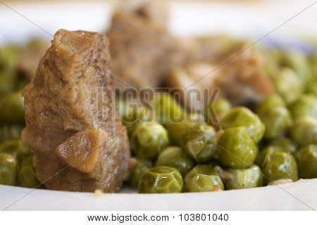Veal Stew With Peas