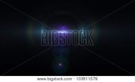 Light beam or sun glare
