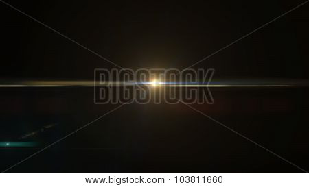 Light beam or sun glare