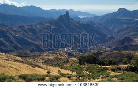 Gran Canaria, Caldera De Tejeda,afternoon Light