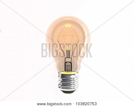 Turn On Tungsten Light Bulb
