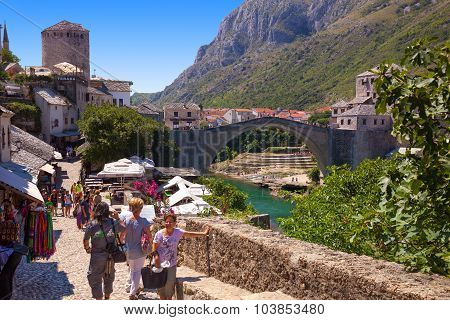 Old Town In Mostar