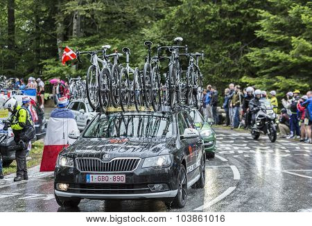 The Car Of Trek Factory Racing Team - Tour De France 2014