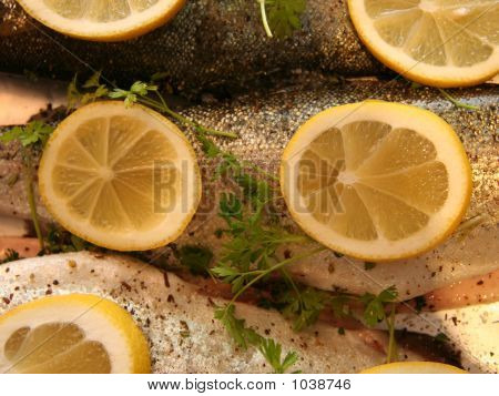 Trucha y limón