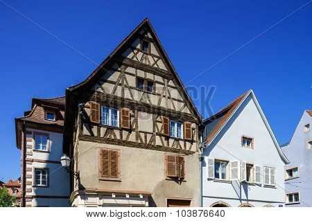 Typical Traditional Alsacien City House