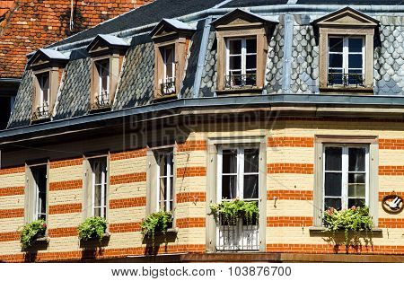 Typical Traditional Alsacien City House