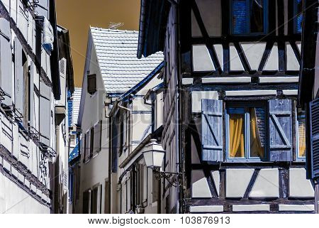 Typical Traditional Alsacien City House