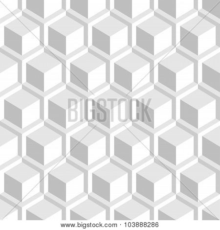 White decorative 3d texture - seamless background.
