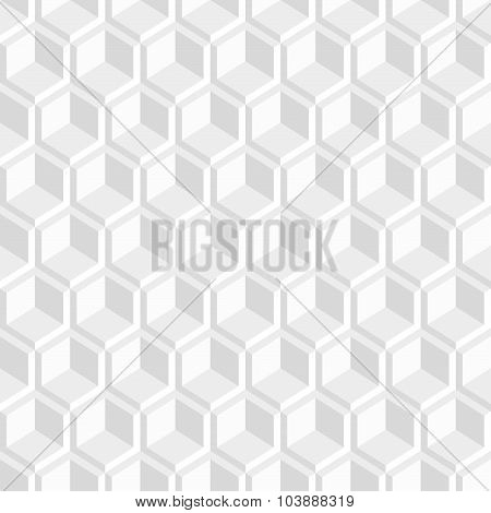 White decorative 3d texture - seamless background.