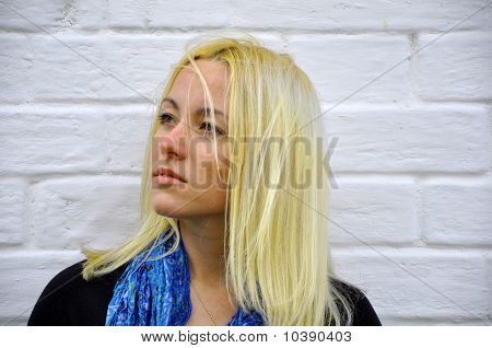 Porträtt av flickan