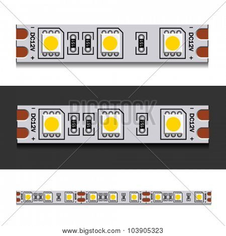 vector LED light strip seamless