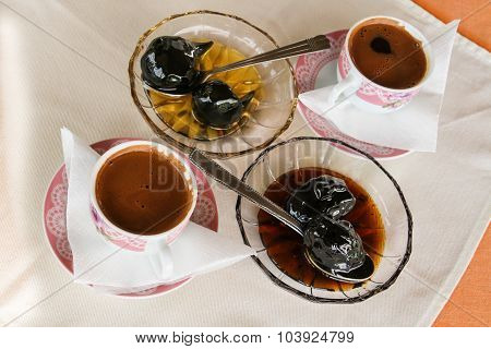 Greek Life Fig and Walnut Preserve Coffee Kazaviti Thassos Greece