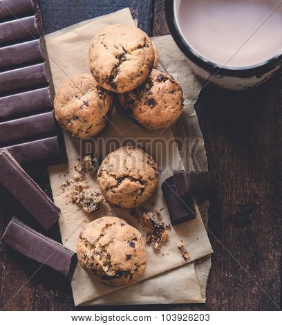 Mini Chocolate Chip Cookies