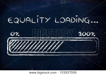 Equality Loading, Progess Bar Illustration