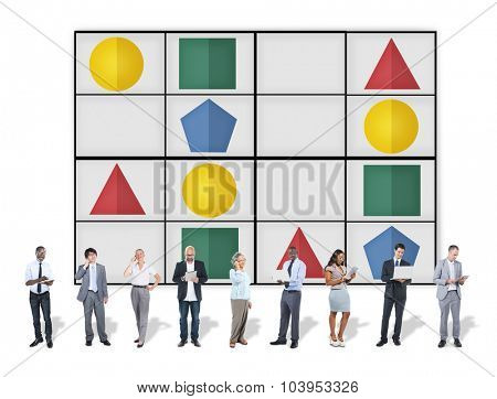 Sudoku Puzzle Problem Solving Leisure Games Concept