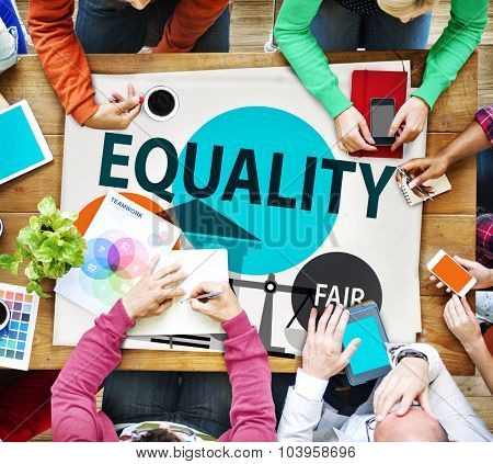 Equality Parity Balance Justice Fair Concept