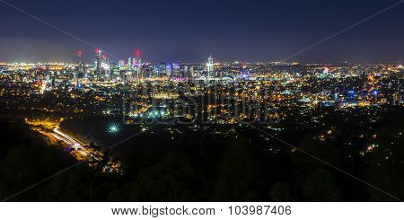 View of Brisbane City from Mount Coot-tha