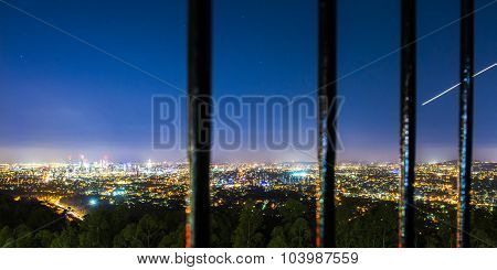 View of Brisbane City from Mount Coot-tha