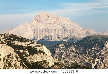 Gruppo Di Cristallo In Italian Dolomites