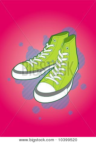 Sneakers illustration