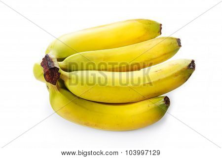 Bananas Isolated On White Background