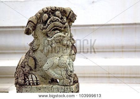 Monster Demon In The Temple Bangkok Asia    Palaces  Warrior