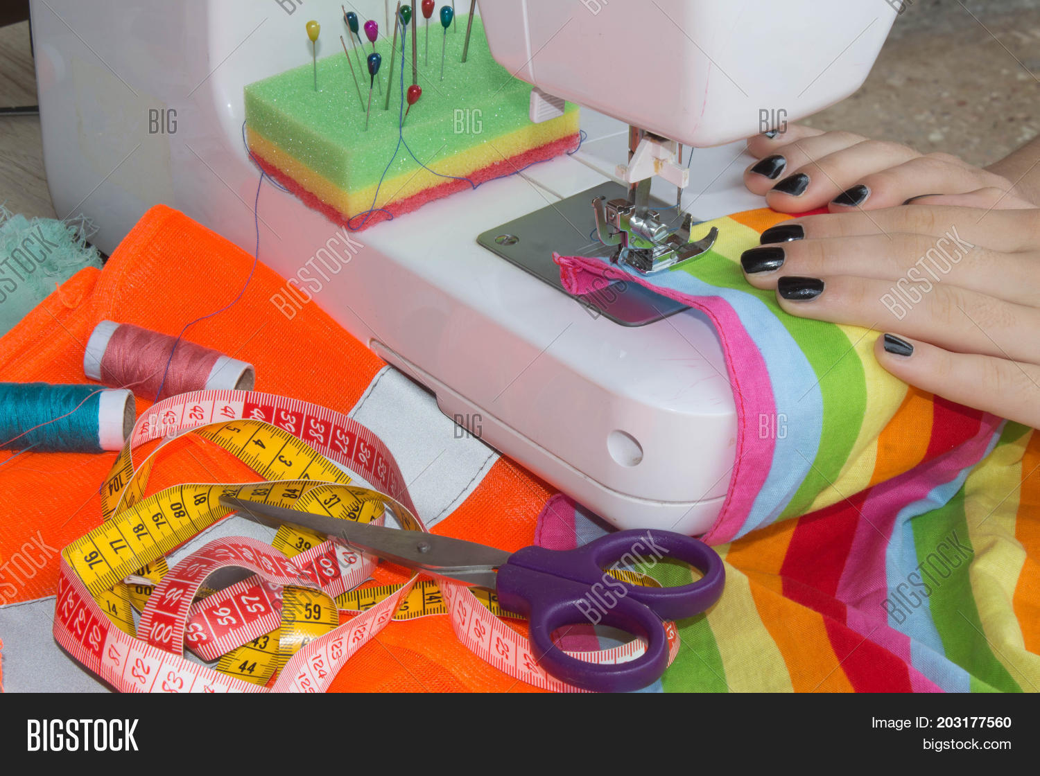Processes Sewing On Image & Photo (Free Trial) Bigstock