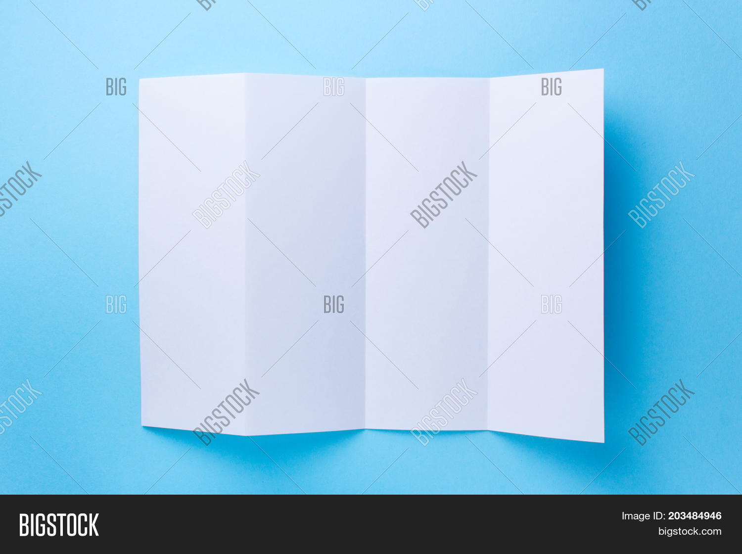Leaflet Blank Four Image & Photo (Free Trial) Bigstock