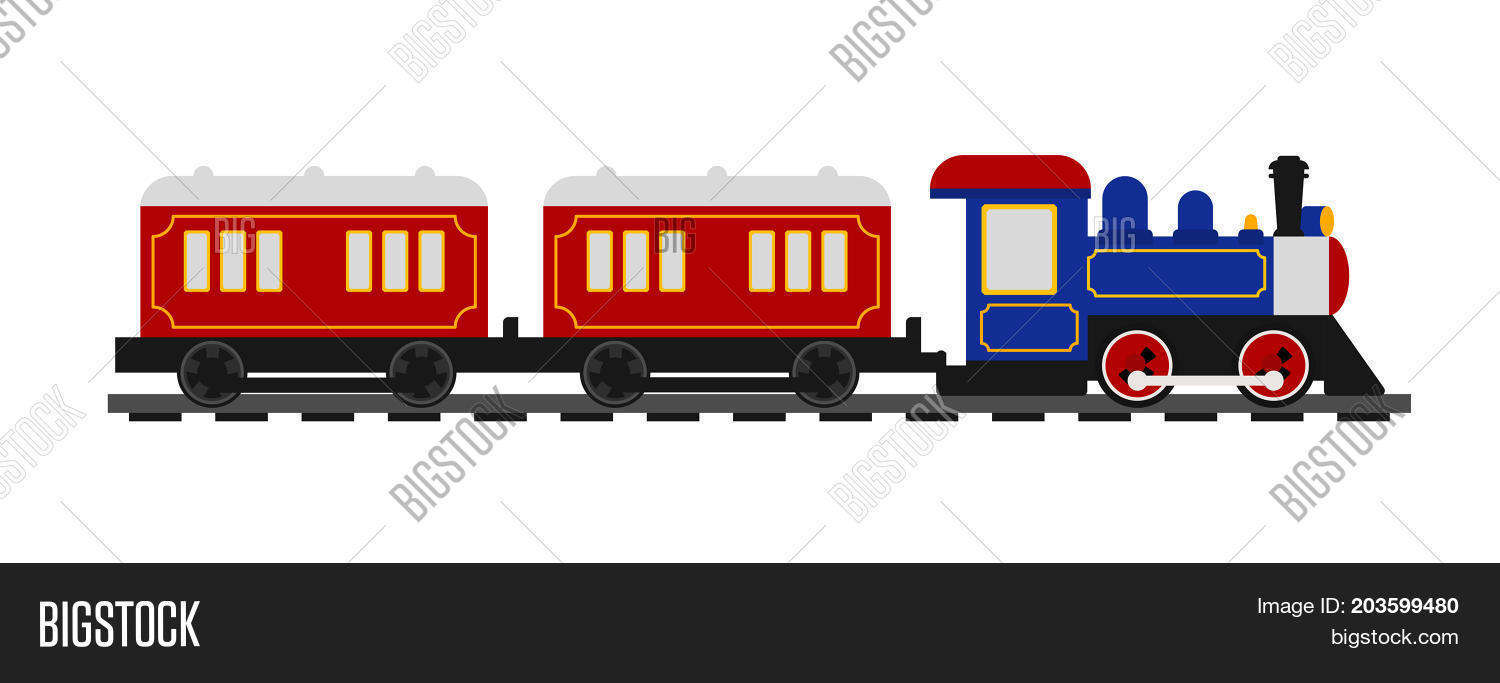 Retro Styled Train Vector & Photo (Free Trial) | Bigstock