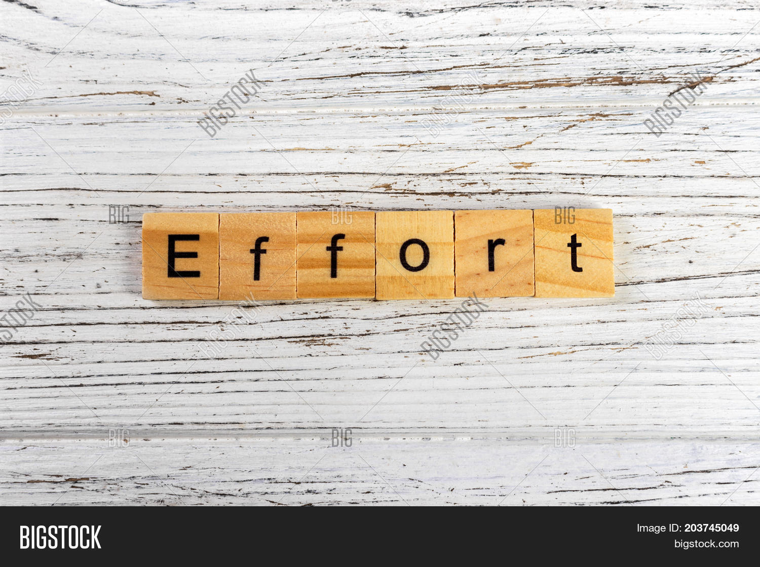 EFFORT Word Made Image & Photo (Free Trial) Bigstock