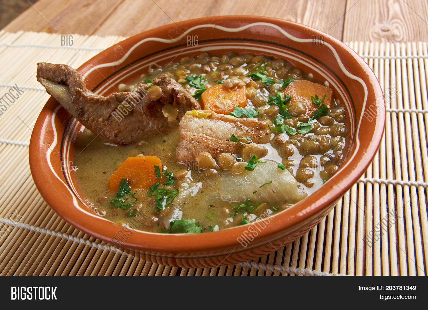 French Soup Lentils Image & Photo (Free Trial) | Bigstock