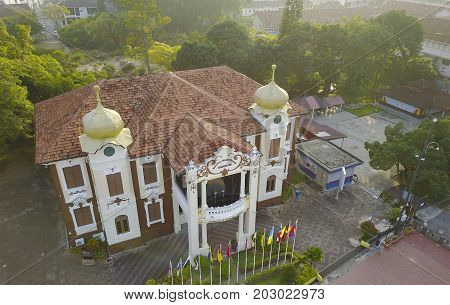 MALACCA MALAYSIA - NOVEMBER 6 2016 : The Proclamation of Independence Memorial is a museum in Malacca City Malacca Malaysia.